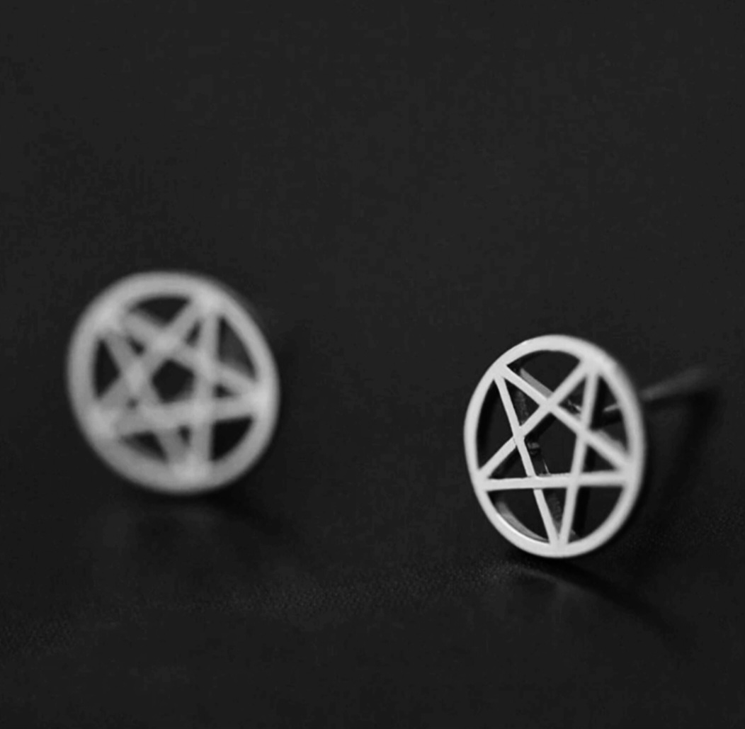 Featured image for “Pentagram Earrings”