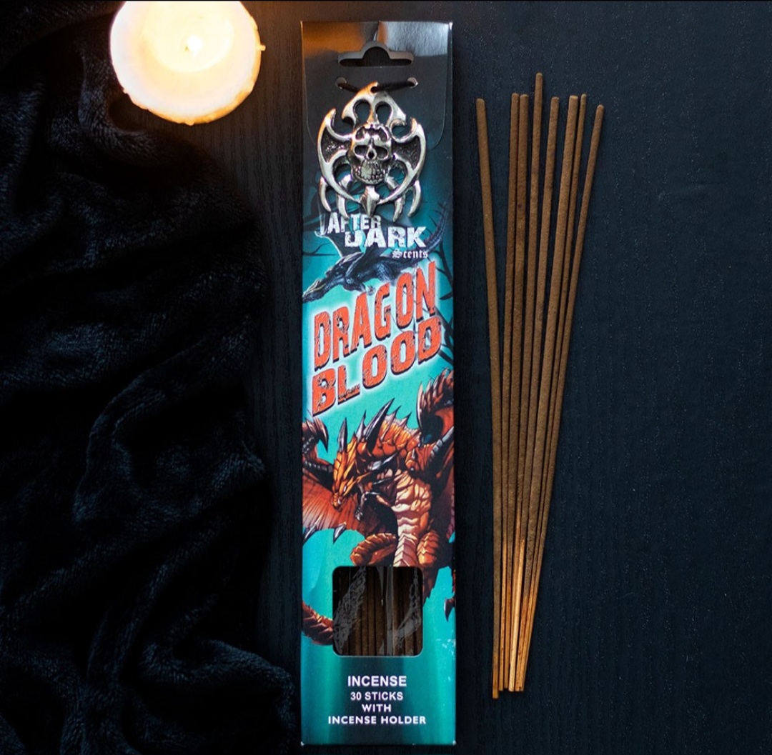 Featured image for “Dragon Blood Incense Sticks with Holder”