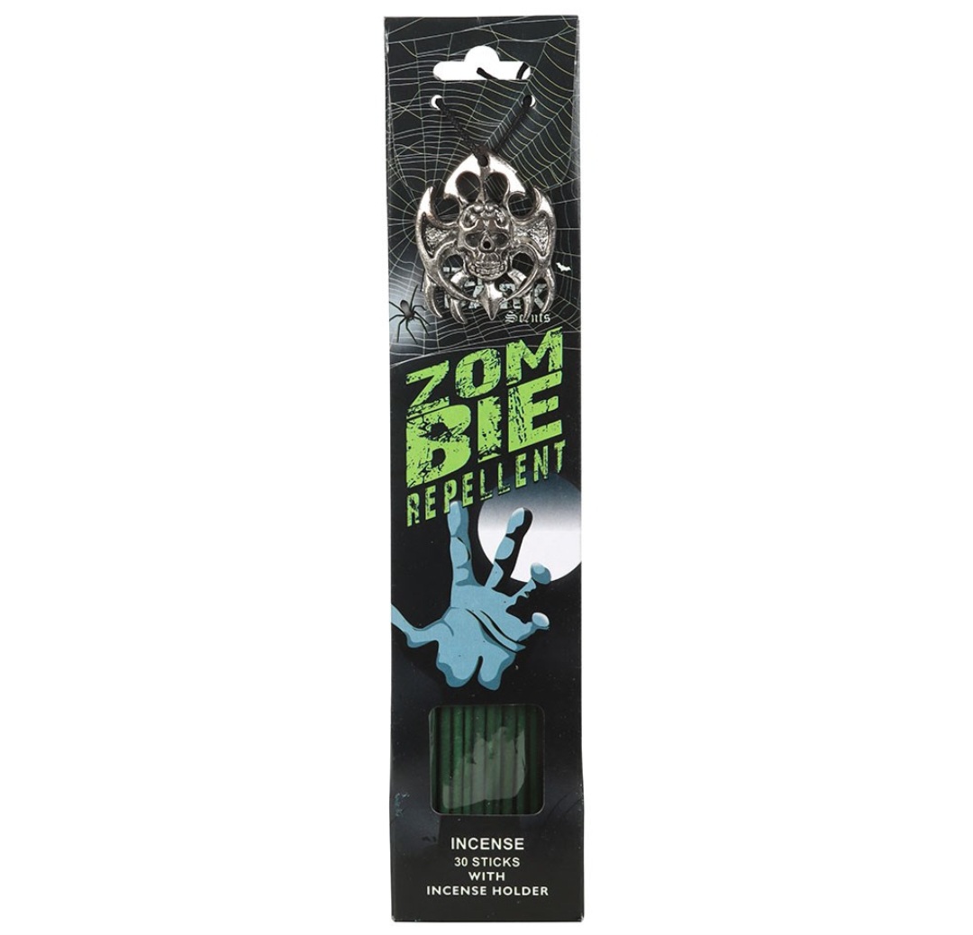 Zombie Repellent Incense Sticks with Holder - Image 2