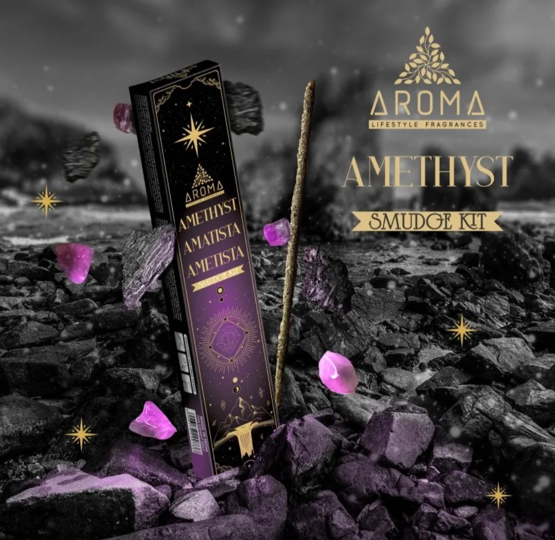 Aroma Smudge Kit - Amethyst - Image 3