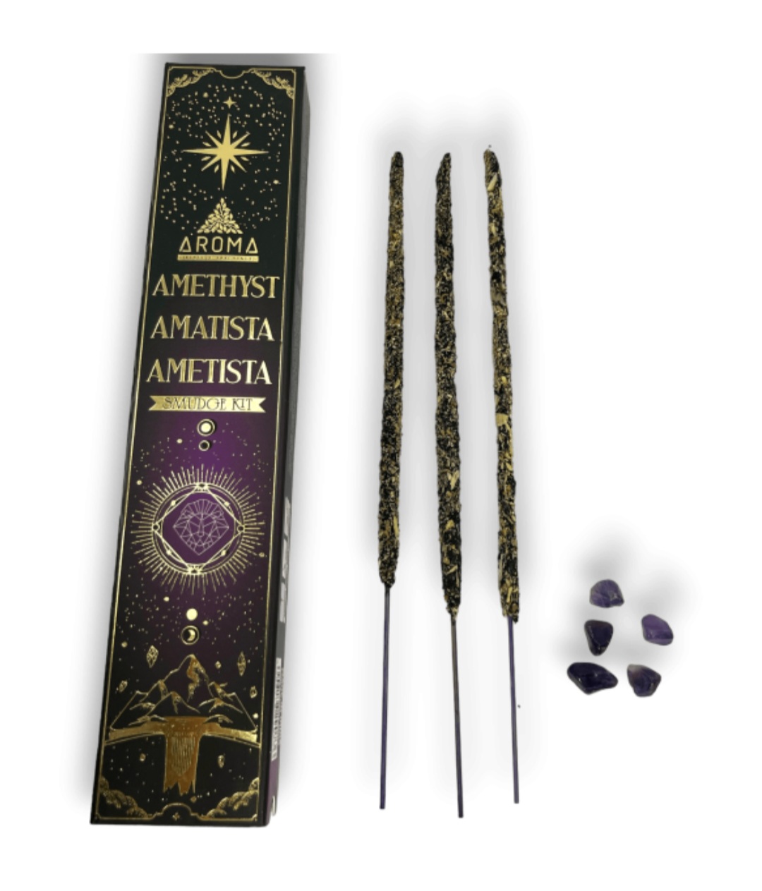 Aroma Smudge Kit - Amethyst - Image 2