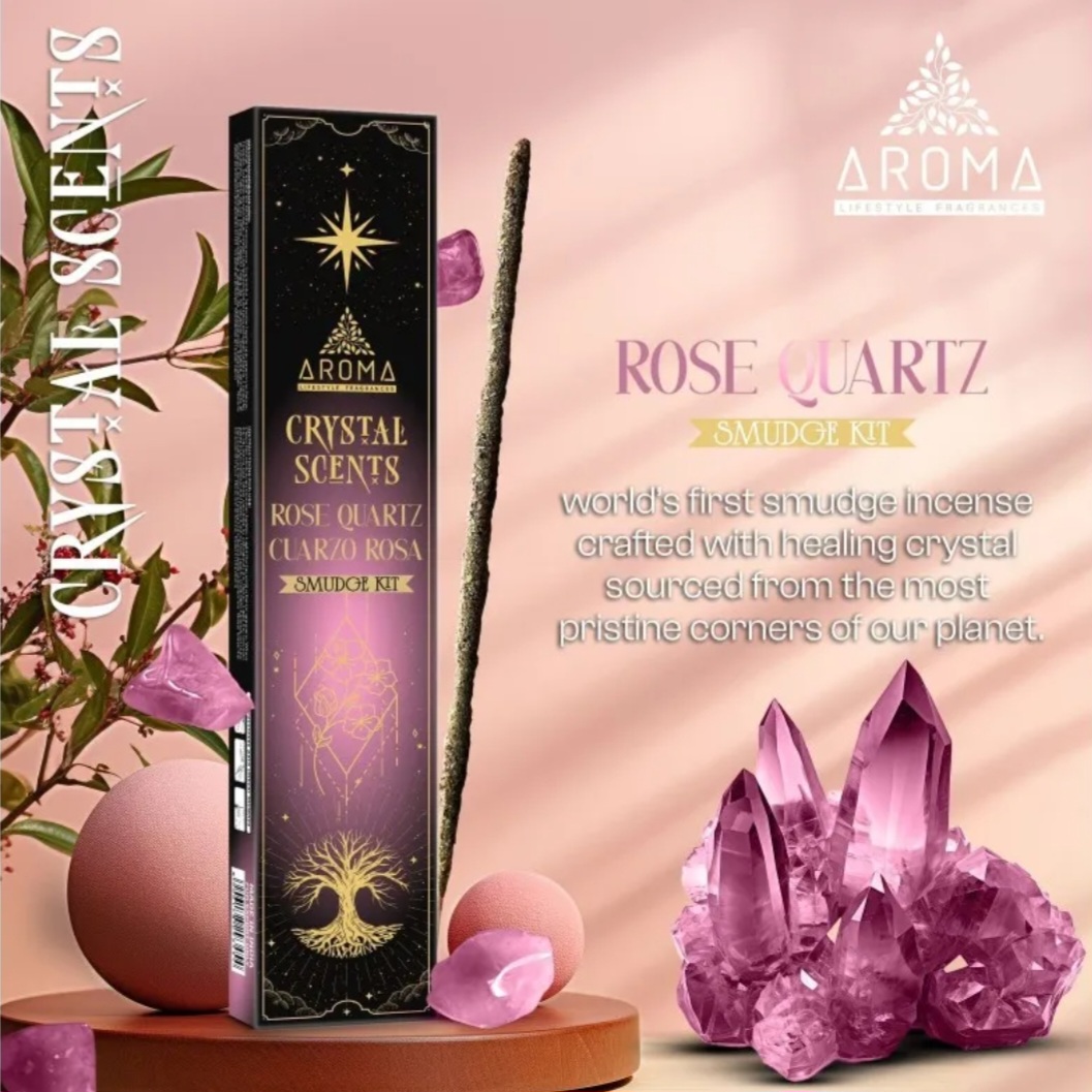 Aroma Smudge Kit - Rose Quartz - Image 2