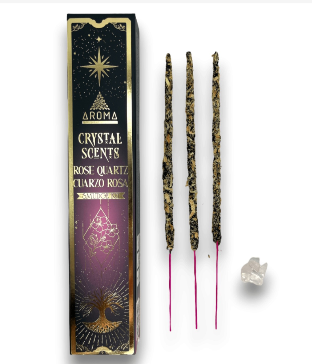 Aroma Smudge Kit - Rose Quartz - Image 3