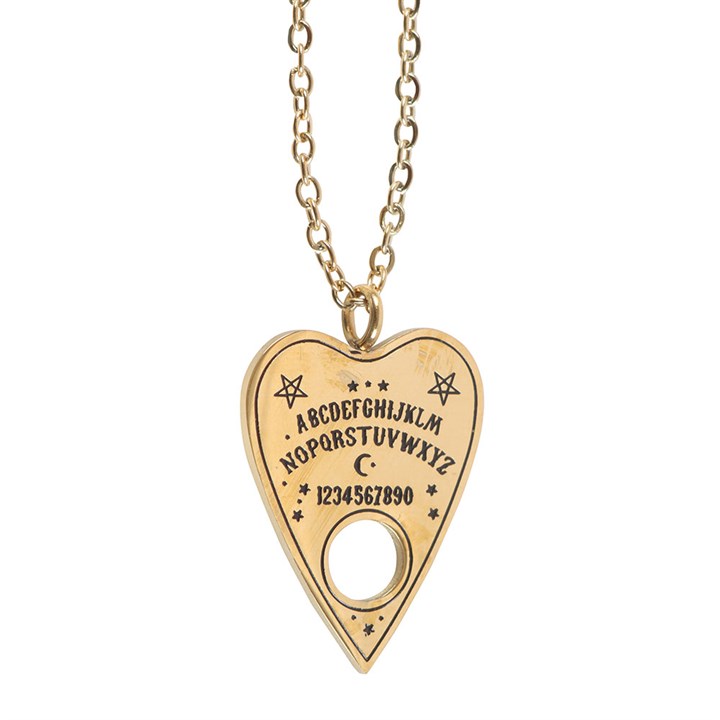 Talking Board Planchette Necklace Greeting Card - Image 3