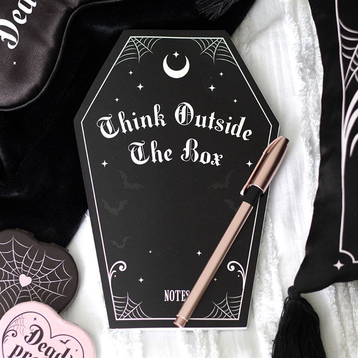 Featured image for “Coffin Shaped Notebook”