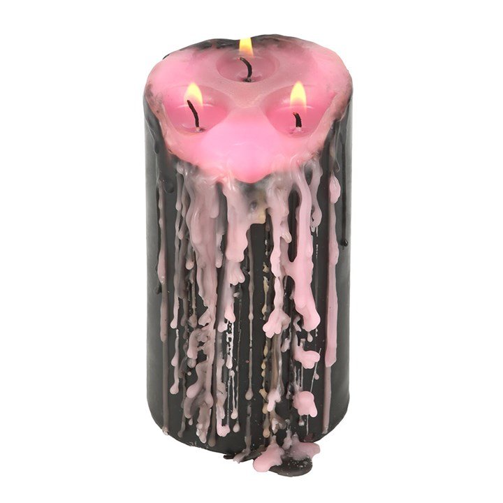 Pink Vampire Tears Pillar Candle - Large - Image 3